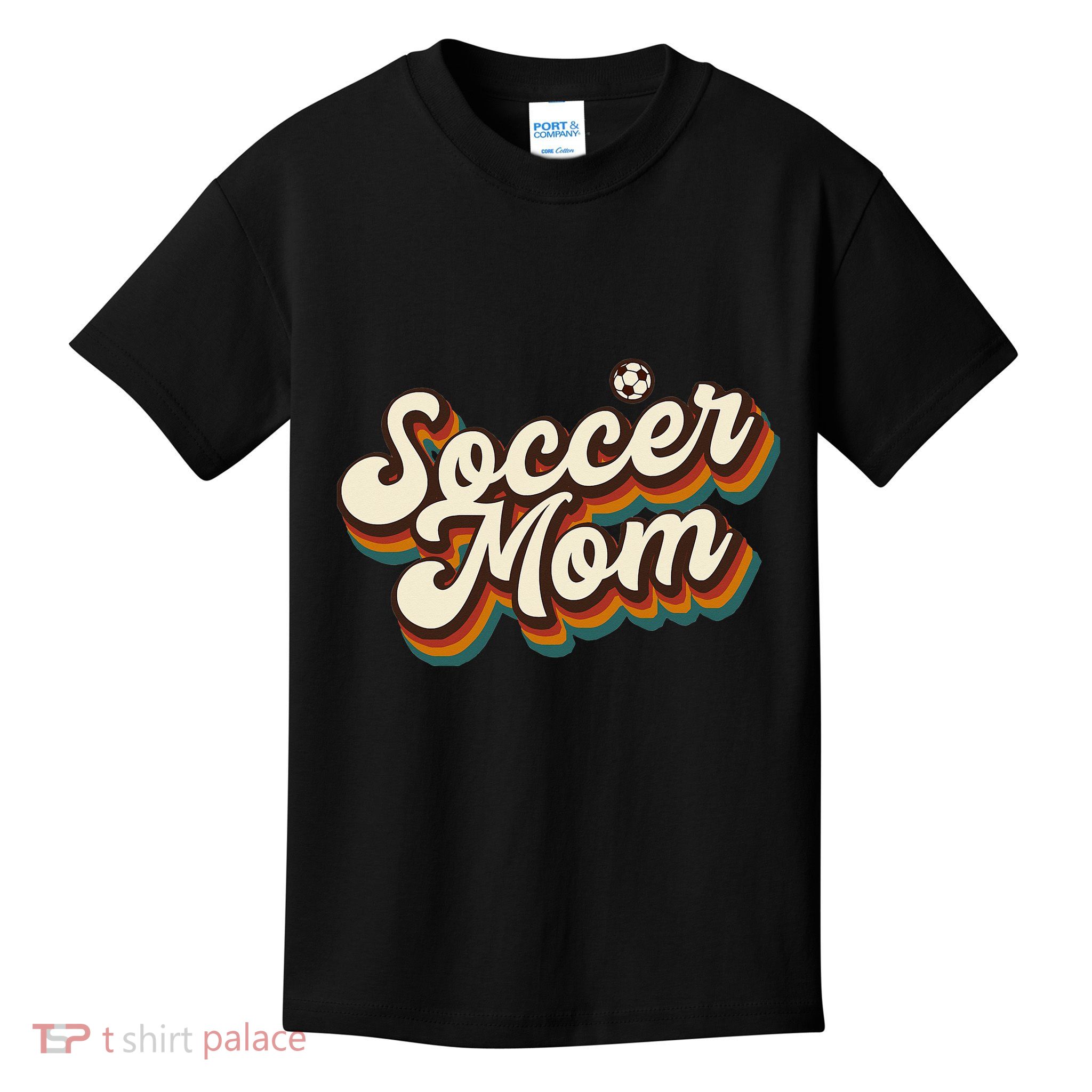 Retro Soccer Mom Graphic - Soccer Mom Kids T-Shirt