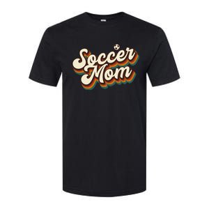 Retro Soccer Mom Graphic - Soccer Mom Softstyle CVC T-Shirt