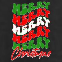 Retro Style Merry Christmas Garment-Dyed Heavyweight T-Shirt