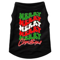 Retro Style Merry Christmas Doggie Tank