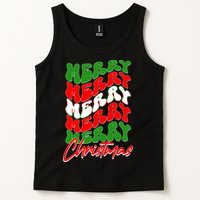 Retro Style Merry Christmas Tank Top