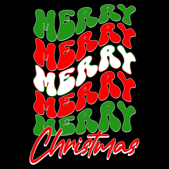 Retro Style Merry Christmas Wool Snapback Cap