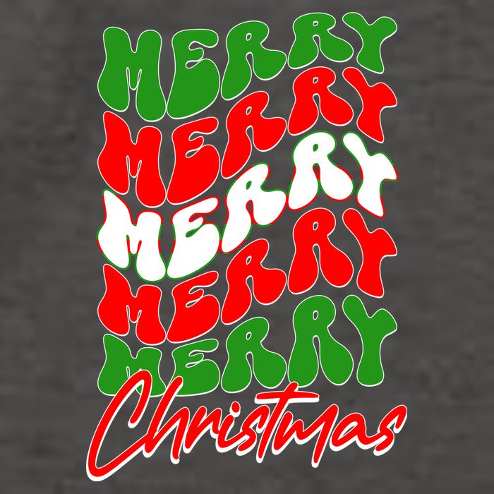 Retro Style Merry Christmas Vector Backpack