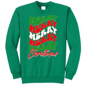 Retro Style Merry Christmas Sweatshirt