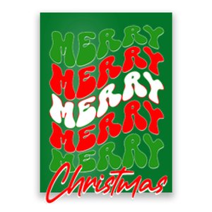 Retro Style Merry Christmas Poster