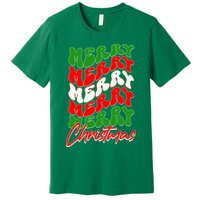 Retro Style Merry Christmas Premium T-Shirt