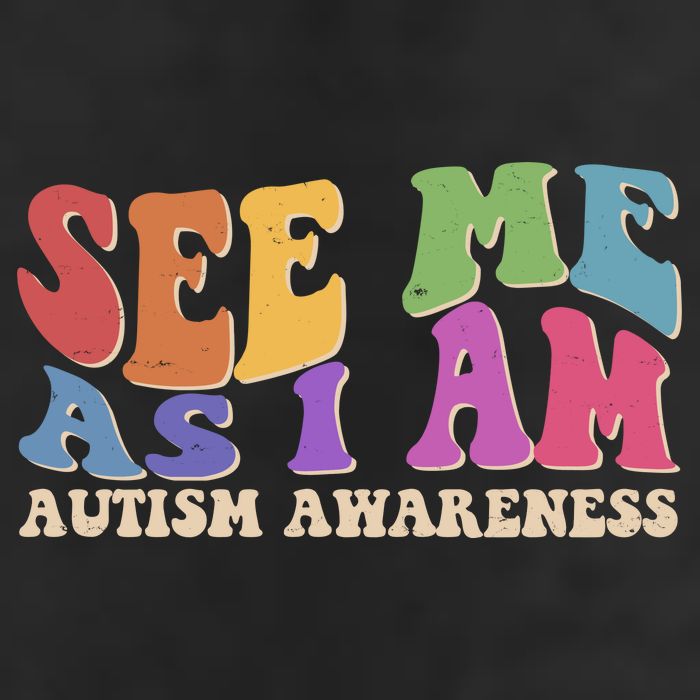 Retro See Me As I Am Autism Awareness Adult Drive Performance Visor
