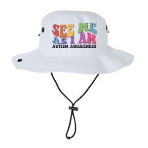 Retro See Me As I Am Autism Awareness Legacy Cool Fit Booney Bucket Hat