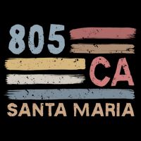 Retro Santa Maria Area Code 805 Residents State California Gift City Backpack