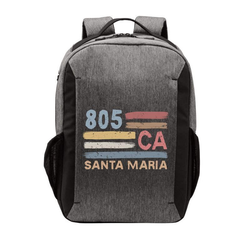 Retro Santa Maria Area Code 805 Residents State California Gift Vector Backpack