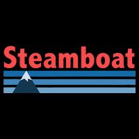 Retro Style Mountain Steamboat Springs Colorado Doggie Tank