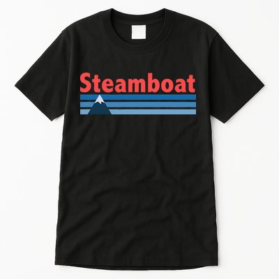 Retro Style Mountain Steamboat Springs Colorado Tall T-Shirt