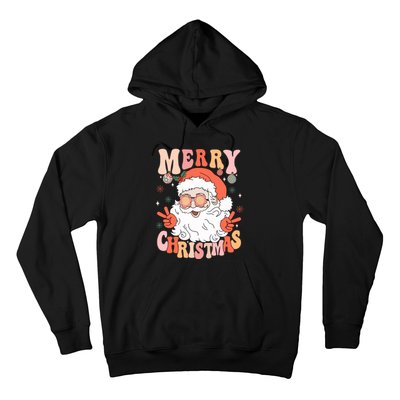 Retro Santa Merry Christmas 2024 Hoodie