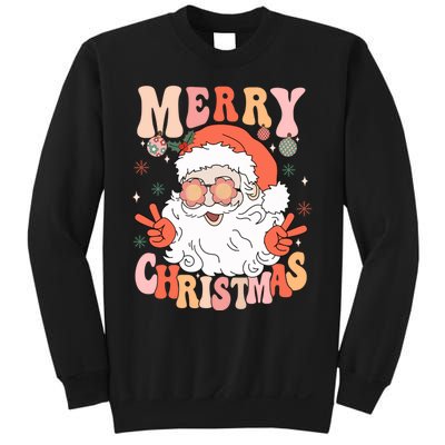 Retro Santa Merry Christmas 2024 Sweatshirt