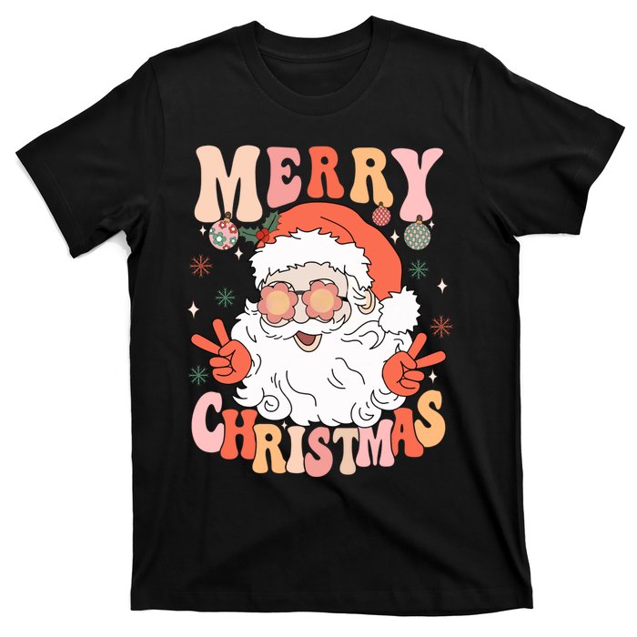 Retro Santa Merry Christmas 2024 T-Shirt