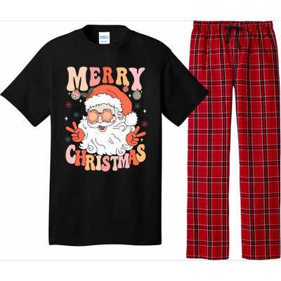 Retro Santa Merry Christmas 2024 Pajama Set