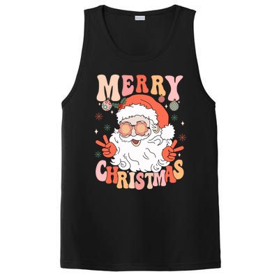 Retro Santa Merry Christmas 2024 PosiCharge Competitor Tank