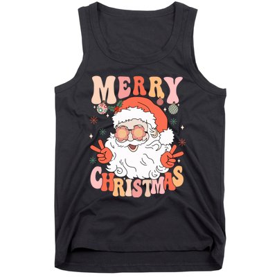 Retro Santa Merry Christmas 2024 Tank Top