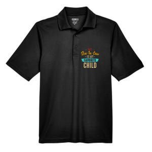 Retro Saying My Son In Law Is My Favorite Child Men's Origin Performance Pique Polo