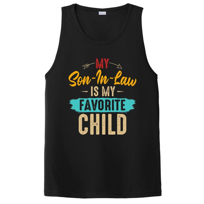 Retro Saying My Son In Law Is My Favorite Child PosiCharge Competitor Tank