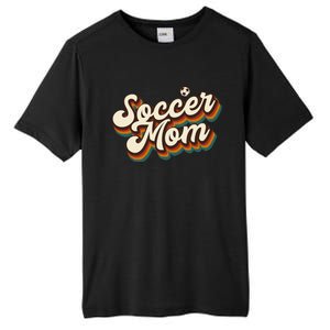 Retro Soccer Mom Graphic Soccer Mom Tall Fusion ChromaSoft Performance T-Shirt