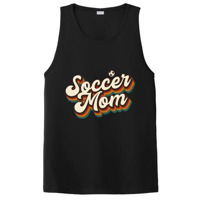 Retro Soccer Mom Graphic Soccer Mom PosiCharge Competitor Tank
