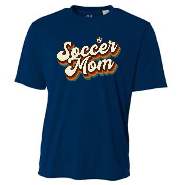 Retro Soccer Mom Graphic Soccer Mom Cooling Performance Crew T-Shirt