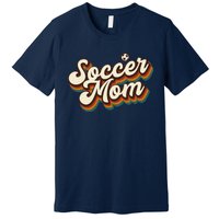 Retro Soccer Mom Graphic Soccer Mom Premium T-Shirt