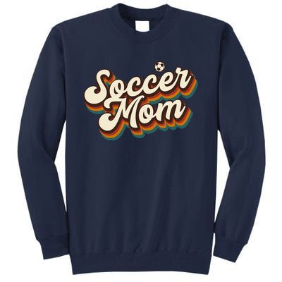 Retro Soccer Mom Graphic Soccer Mom Tall Sweatshirt