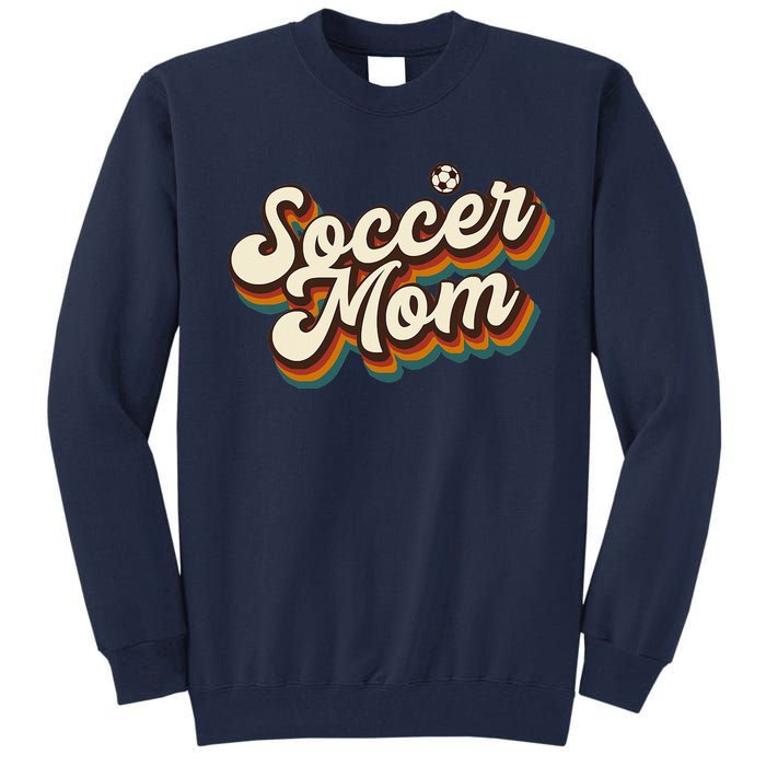 Retro Soccer Mom Graphic Soccer Mom Tall Sweatshirt