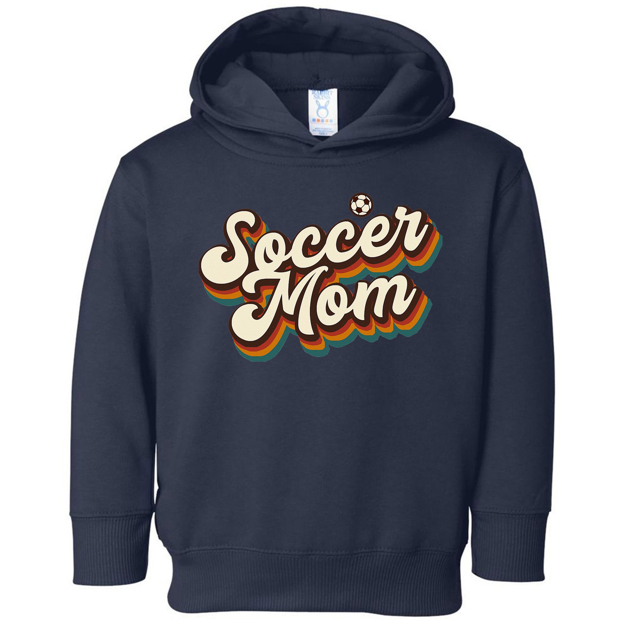 Retro Soccer Mom Graphic Soccer Mom Toddler Hoodie