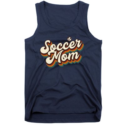 Retro Soccer Mom Graphic Soccer Mom Tank Top