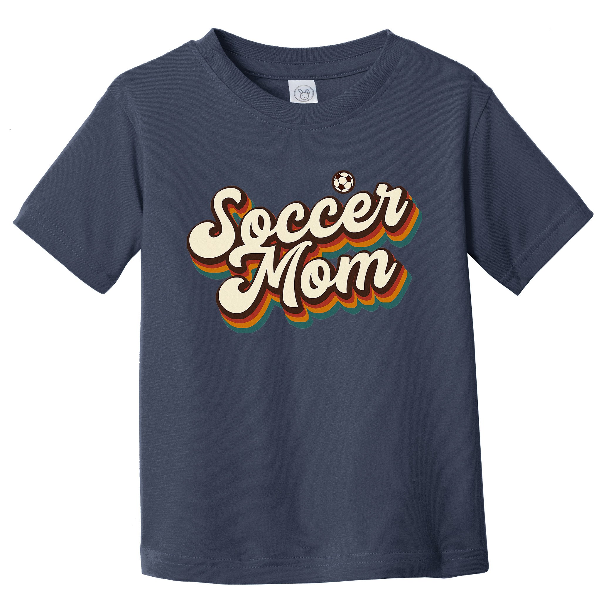 Retro Soccer Mom Graphic Soccer Mom Toddler T-Shirt