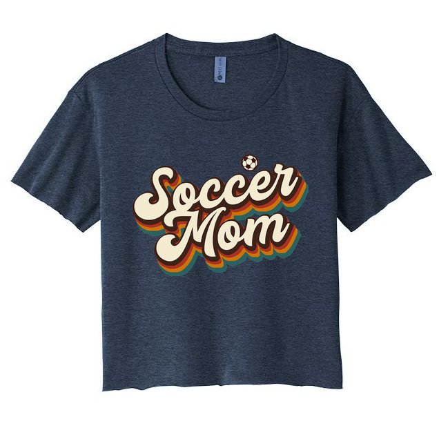 Retro Soccer Mom Graphic Soccer Mom Crop Top