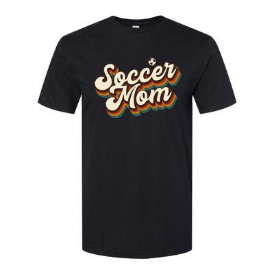 Retro Soccer Mom Graphic Soccer Mom Softstyle CVC T-Shirt