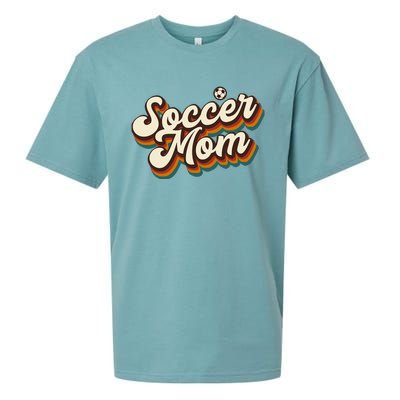 Retro Soccer Mom Graphic Soccer Mom Sueded Cloud Jersey T-Shirt