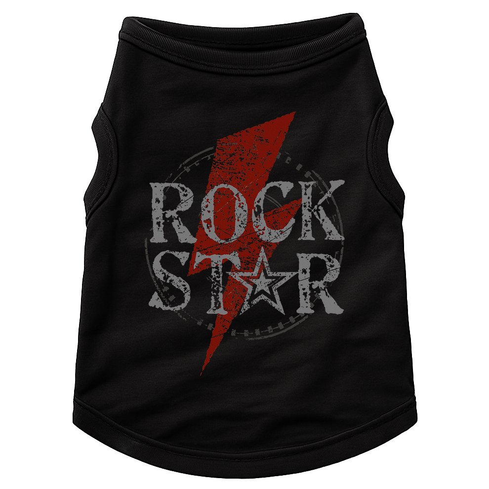 Rock Star Music Fan Gift Rock N Roll Star Doggie Tank