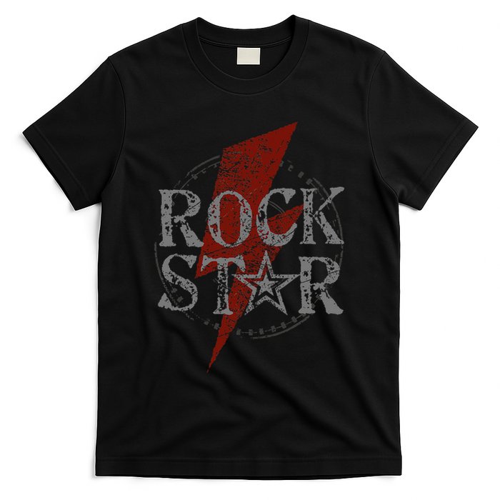 Rock Star Music Fan Gift Rock N Roll Star T-Shirt