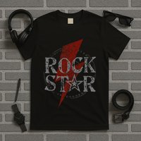 Rock Star Music Fan Gift Rock N Roll Star T-Shirt