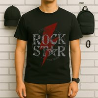 Rock Star Music Fan Gift Rock N Roll Star T-Shirt
