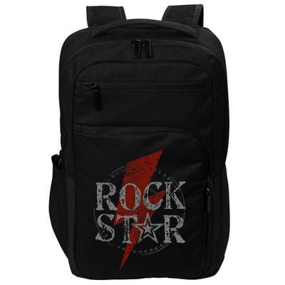 Rock Star Music Fan Gift Rock N Roll Star Impact Tech Backpack
