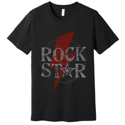 Rock Star Music Fan Gift Rock N Roll Star Premium T-Shirt