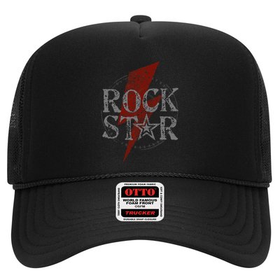 Rock Star Music Fan Gift Rock N Roll Star Trucker Hat