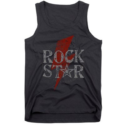Rock Star Music Fan Gift Rock N Roll Star Tank Top