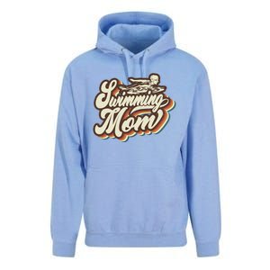 Retro Swimming Mom Sports Mama Mothers Day Gift Unisex Surf Hoodie