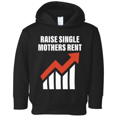 Raise Single Mothers Rent Quote Toddler Hoodie