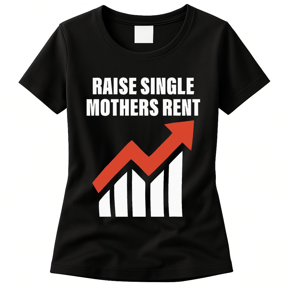 Raise Single Mothers Rent Quote Womens T-Shirt