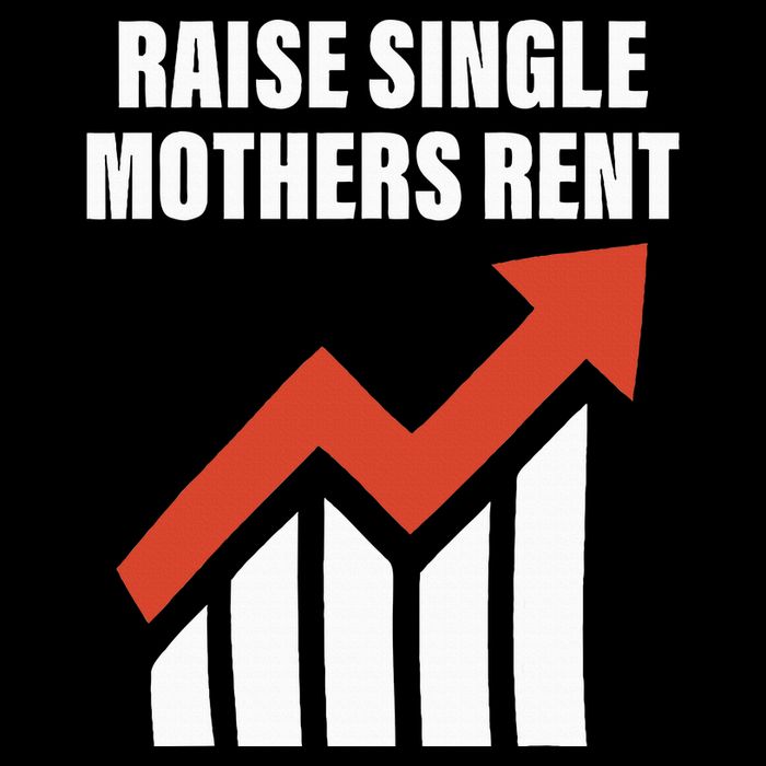 Raise Single Mothers Rent Quote Zip Tote Bag