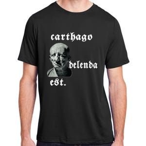 Roman Senator Marco PóRcio CatãO Quote Carthago Delenda Est Adult ChromaSoft Performance T-Shirt