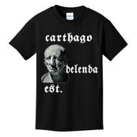 Roman Senator Marco PóRcio CatãO Quote Carthago Delenda Est Kids T-Shirt